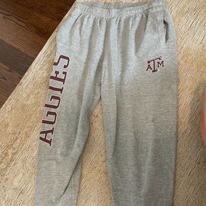 Texas A&M sweatpants size large adidas